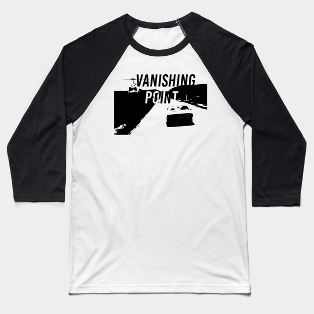 Vanishing Point Baseball T-Shirt by lkn